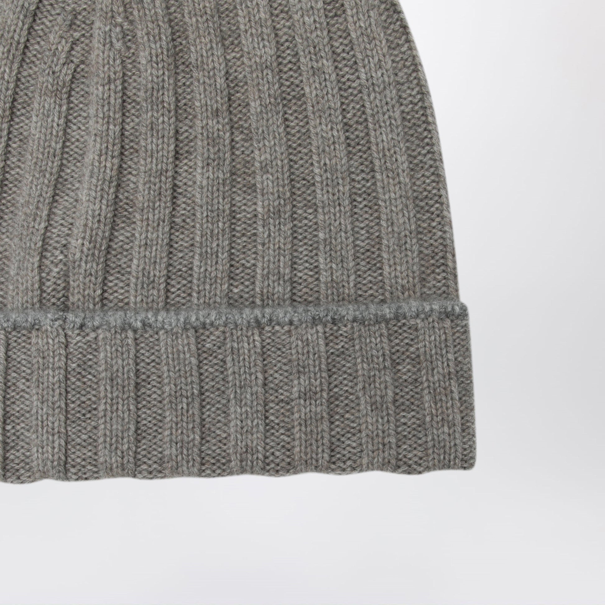 Brunello Cucinelli Grey Cashmere Hat Men BRUNELLO CUCINELLI