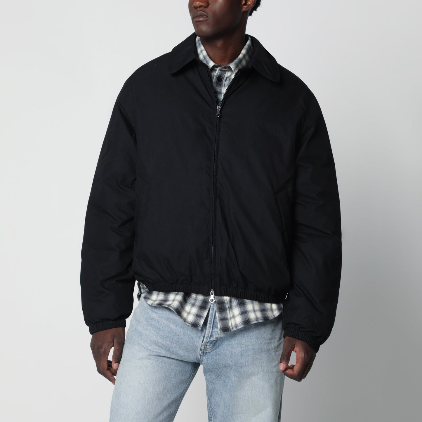 Our Legacy Avenue Puffa Puffer Jacket In Cotton And Nylon Black Men OUR LEGACY