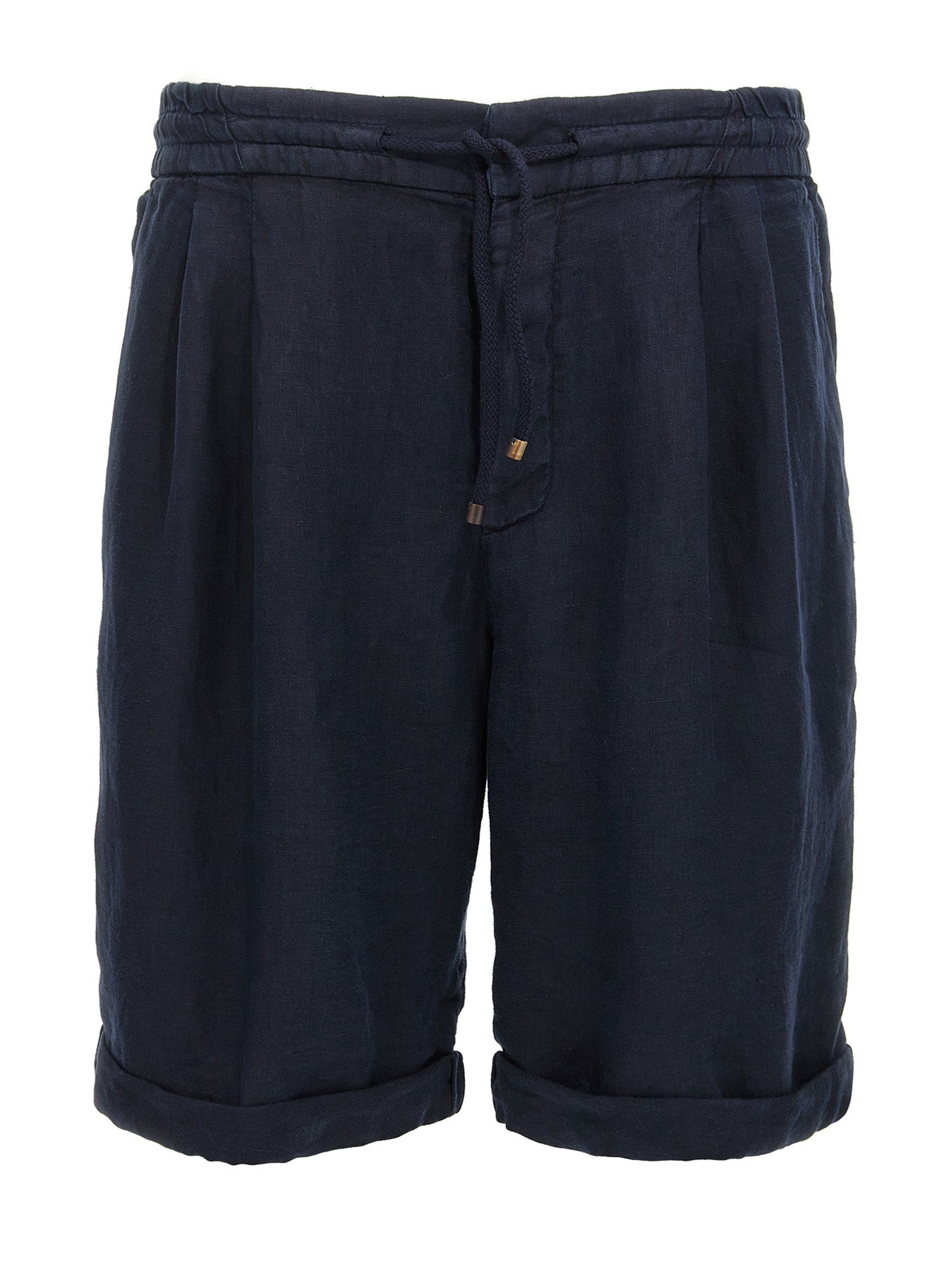 Brunello Cucinelli Men Linen Bermuda Shorts BRUNELLO CUCINELLI