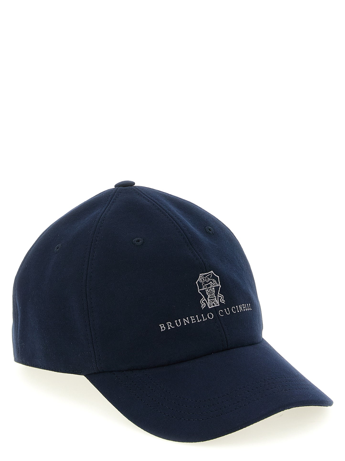 Brunello Cucinelli Men Logo Embroidery Baseball Cap BRUNELLO CUCINELLI