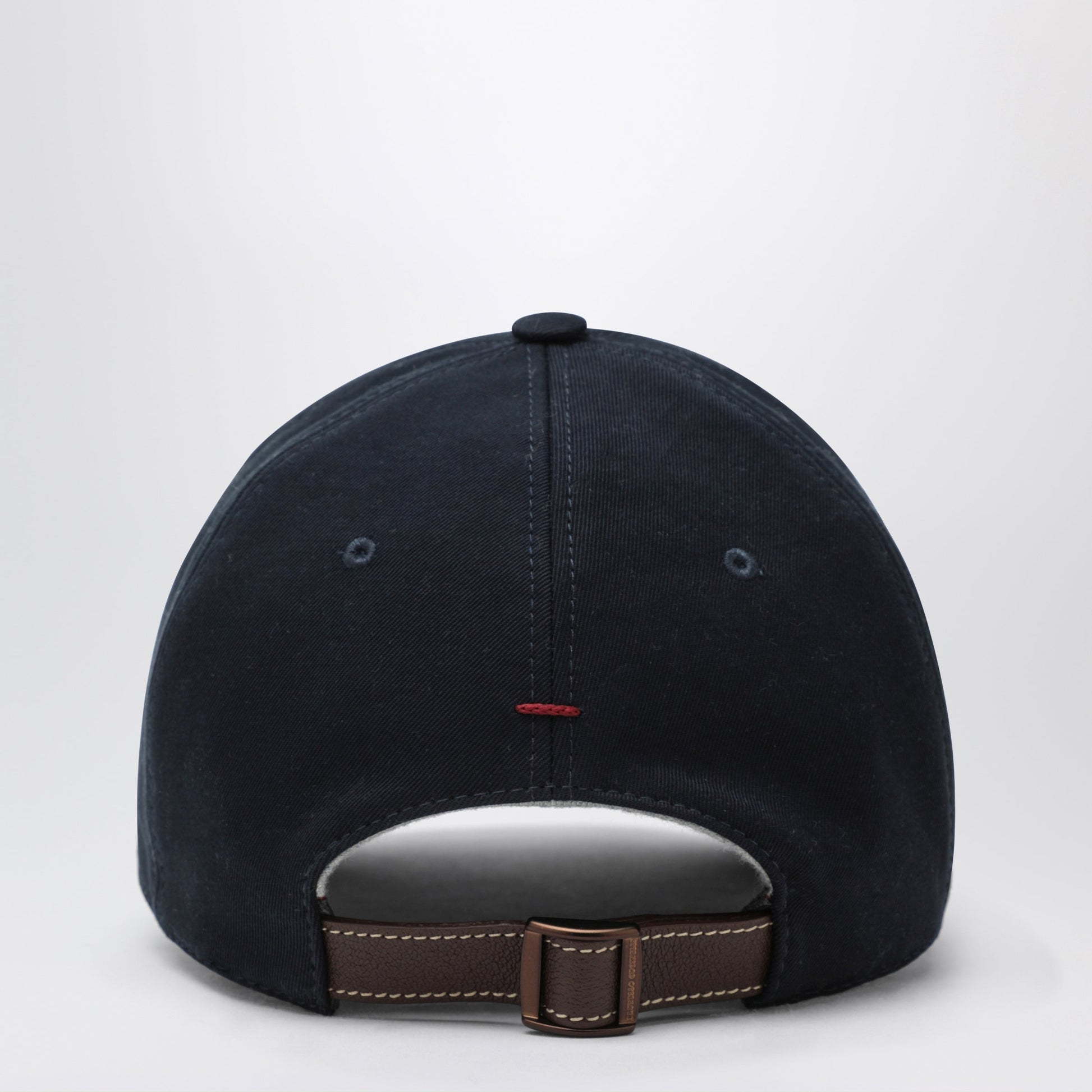 Brunello Cucinelli Navy Blue Baseball Cap In Cotton Men BRUNELLO CUCINELLI
