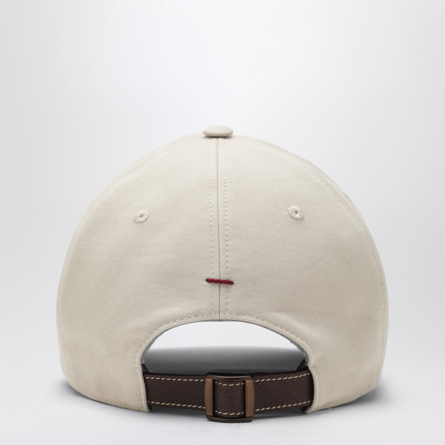 Brunello Cucinelli Sand-Colored Baseball Cap In Cotton Men BRUNELLO CUCINELLI