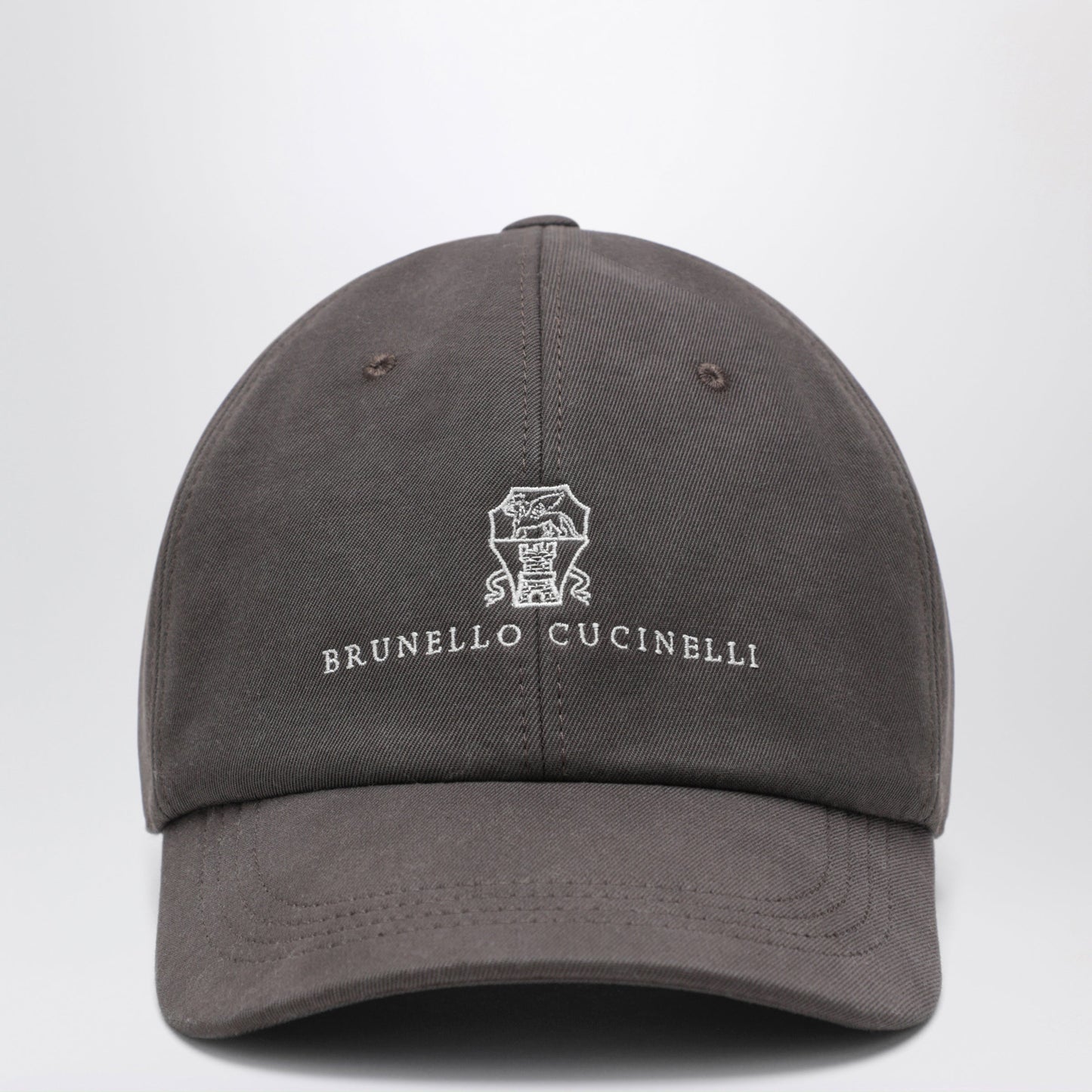 Brunello Cucinelli Brown Cotton Baseball Cap Men BRUNELLO CUCINELLI