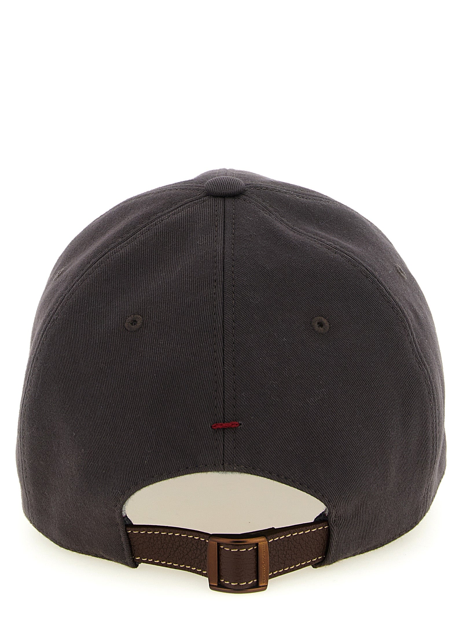Brunello Cucinelli Men Logo Embroidery Cap BRUNELLO CUCINELLI