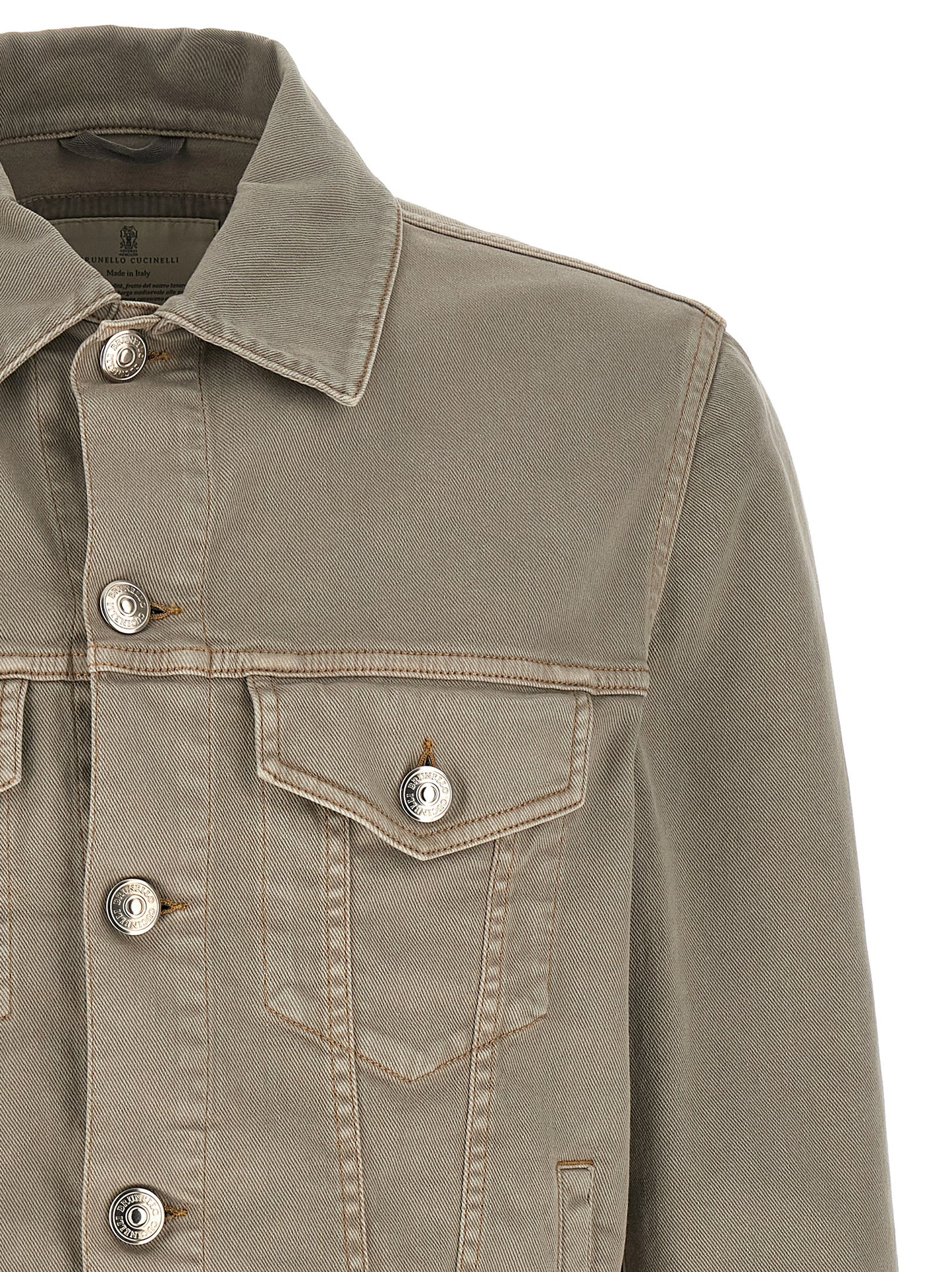 Brunello Cucinelli Men Denim Jacket BRUNELLO CUCINELLI