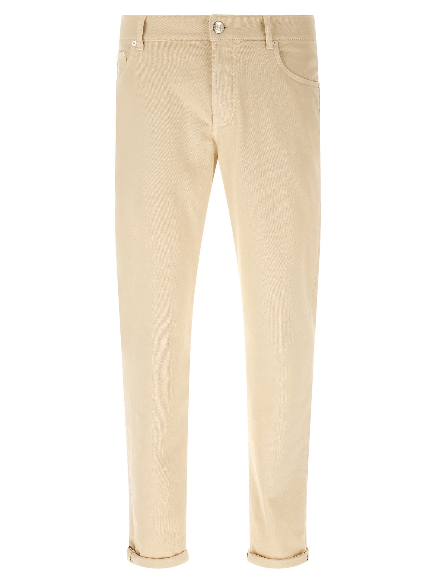 Brunello Cucinelli Men Logo Embroidery Jeans BRUNELLO CUCINELLI