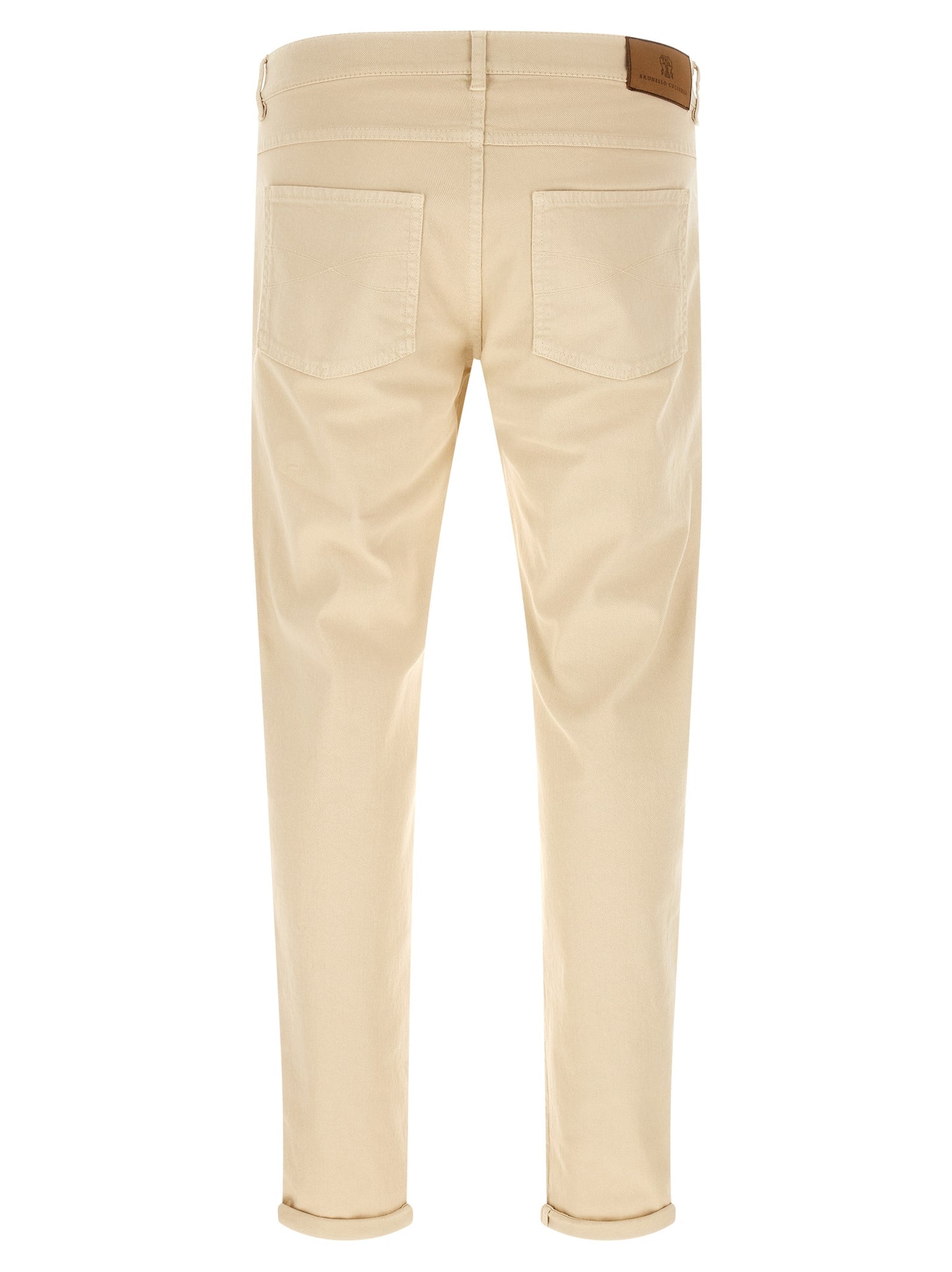 Brunello Cucinelli Men Logo Embroidery Jeans BRUNELLO CUCINELLI