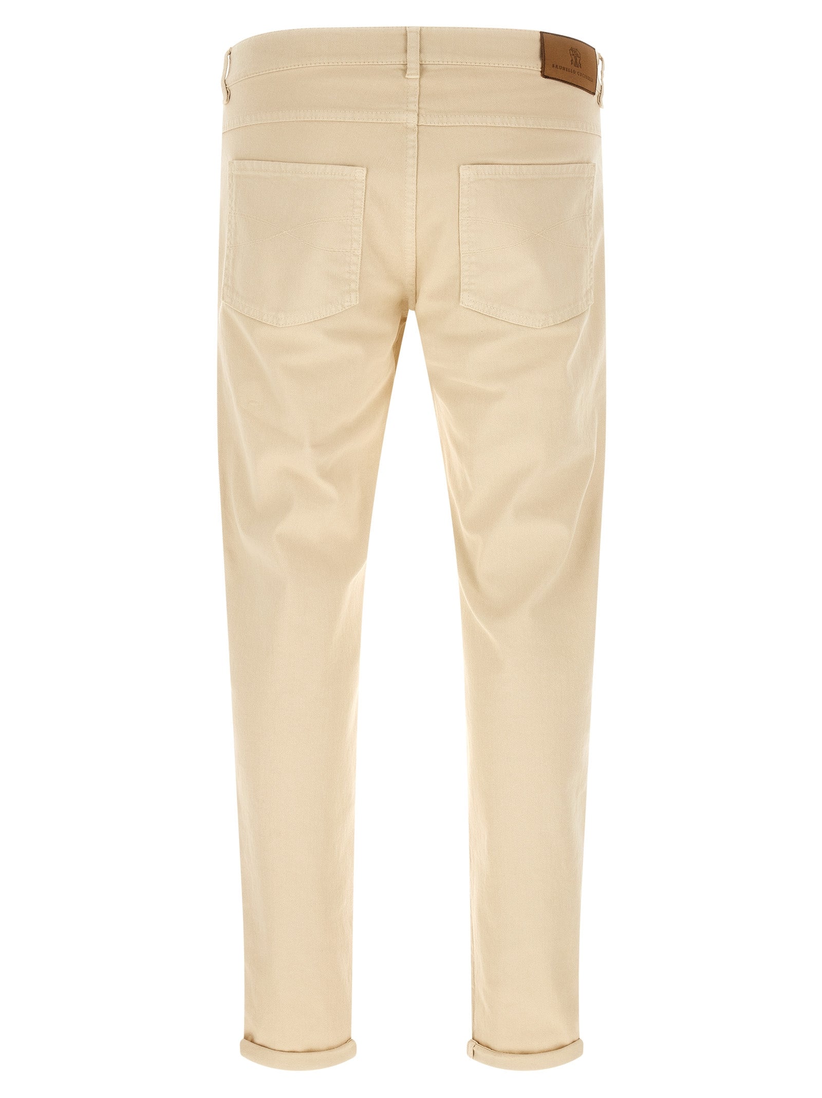 Brunello Cucinelli Men Logo Embroidery Jeans BRUNELLO CUCINELLI