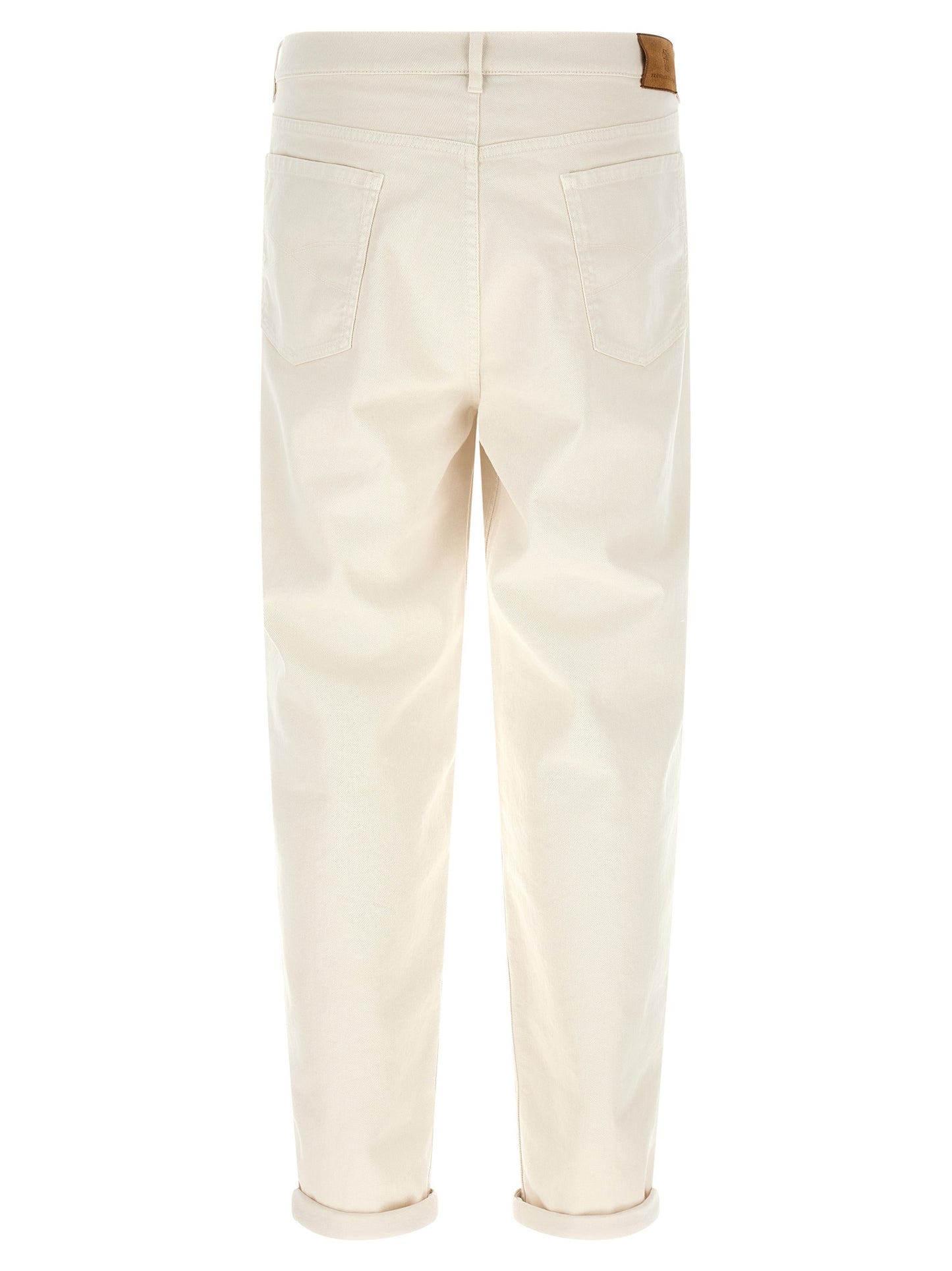 Brunello Cucinelli Men Garment-Dyed Denim Jeans BRUNELLO CUCINELLI