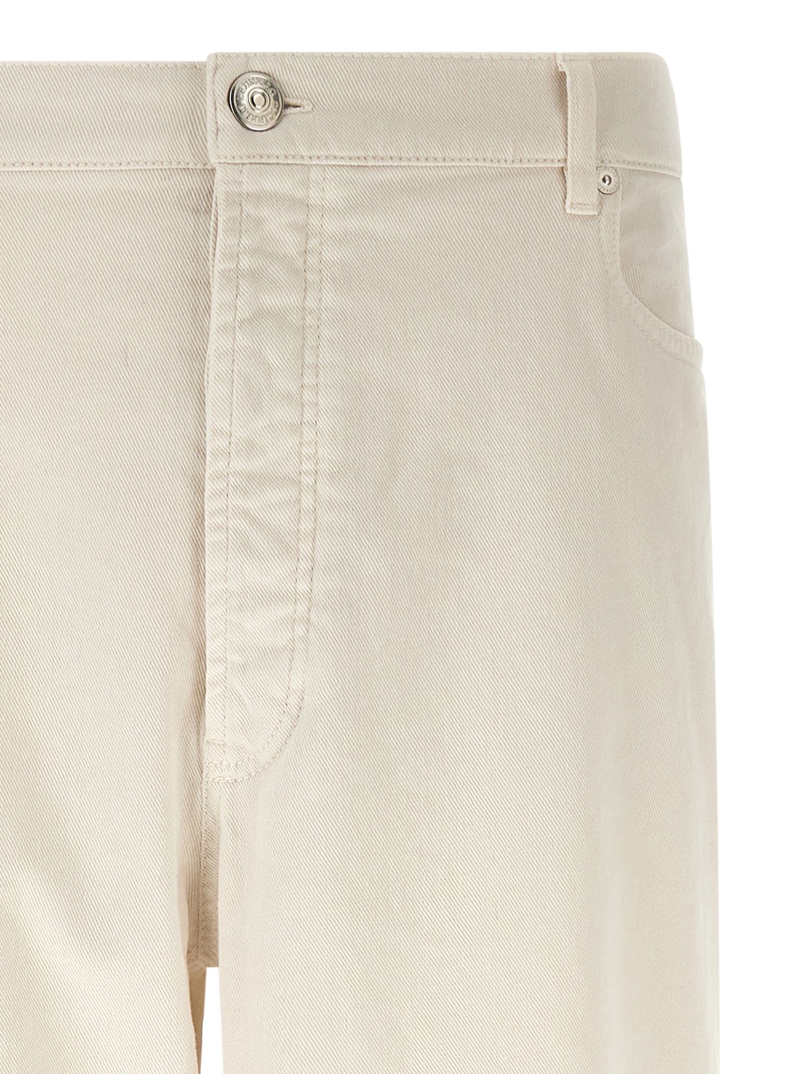 Brunello Cucinelli Men Garment-Dyed Denim Jeans BRUNELLO CUCINELLI