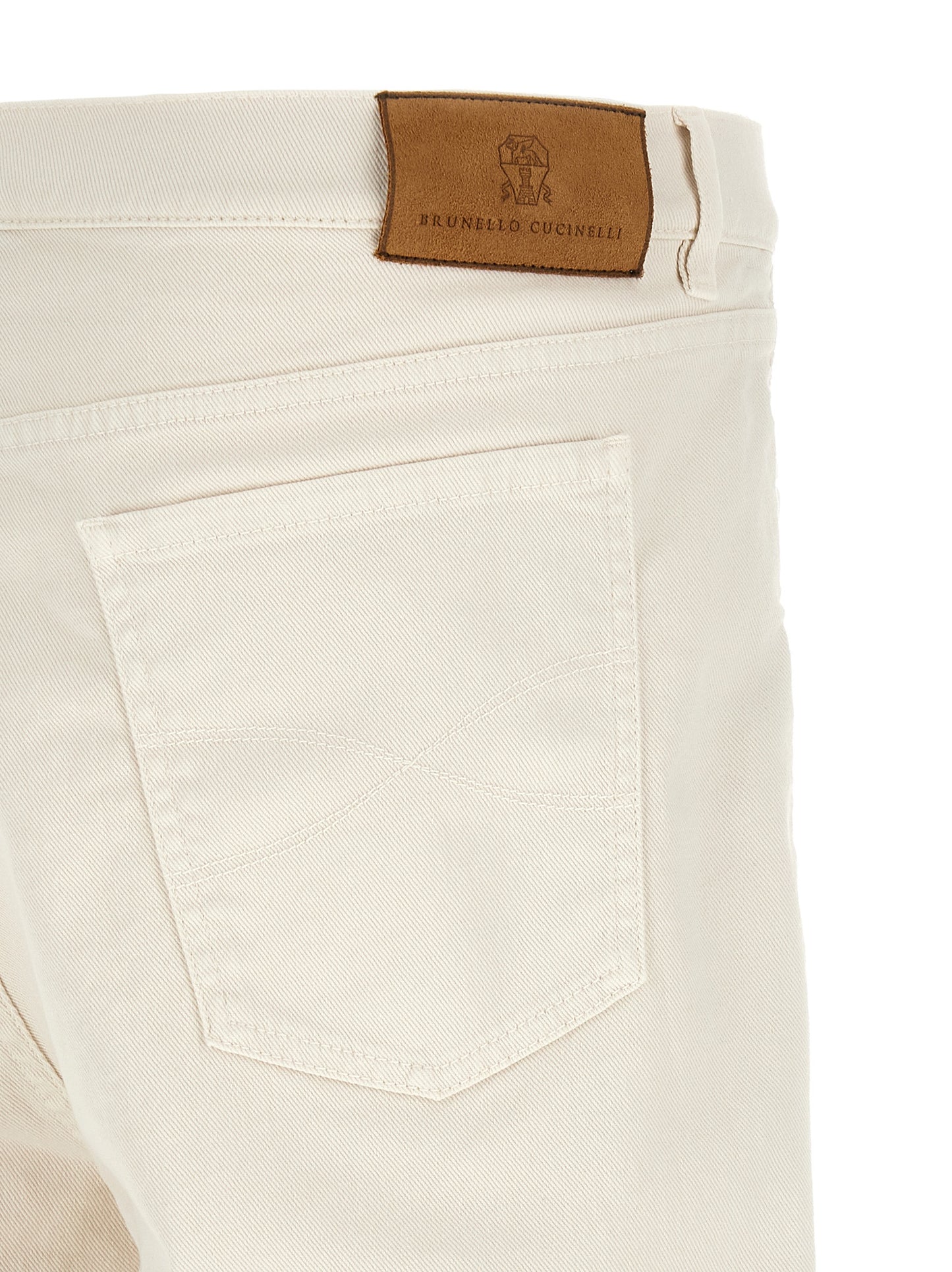 Brunello Cucinelli Men Garment-Dyed Denim Jeans BRUNELLO CUCINELLI