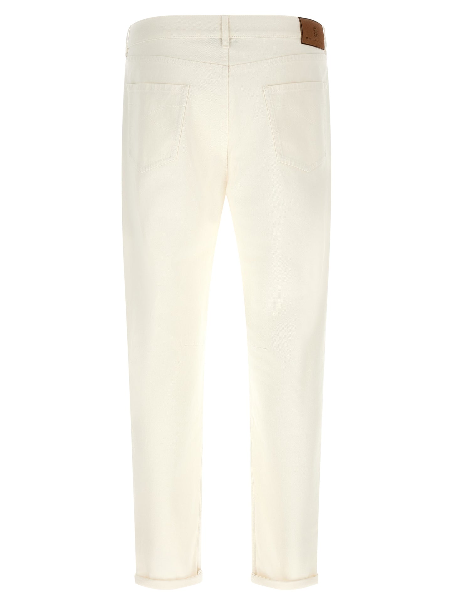 Brunello Cucinelli Men Logo Embroidery Jeans BRUNELLO CUCINELLI