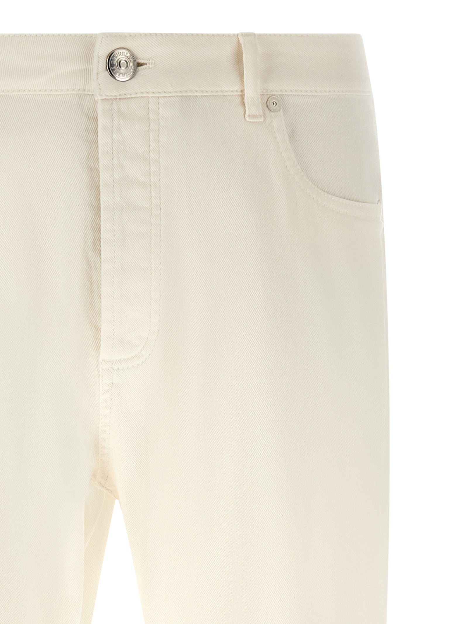 Brunello Cucinelli Men Logo Embroidery Jeans BRUNELLO CUCINELLI