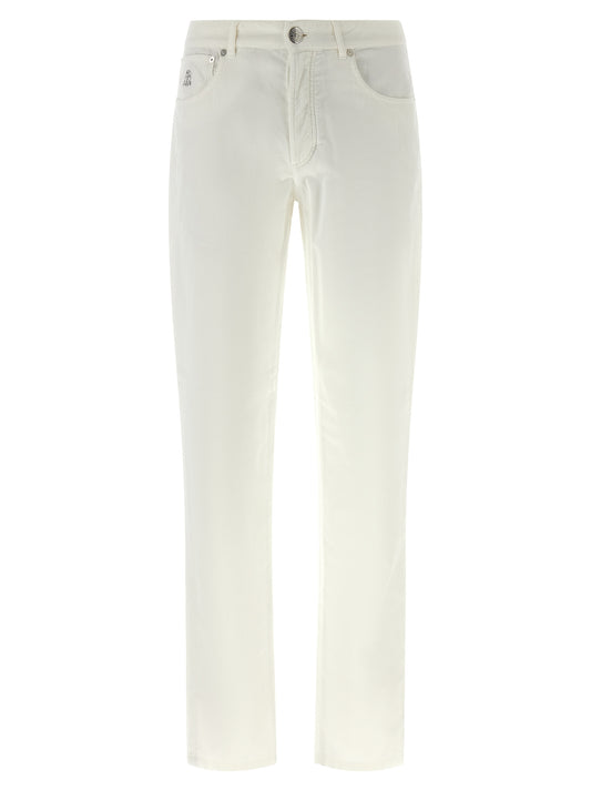 Brunello Cucinelli Men Velvet Pants BRUNELLO CUCINELLI
