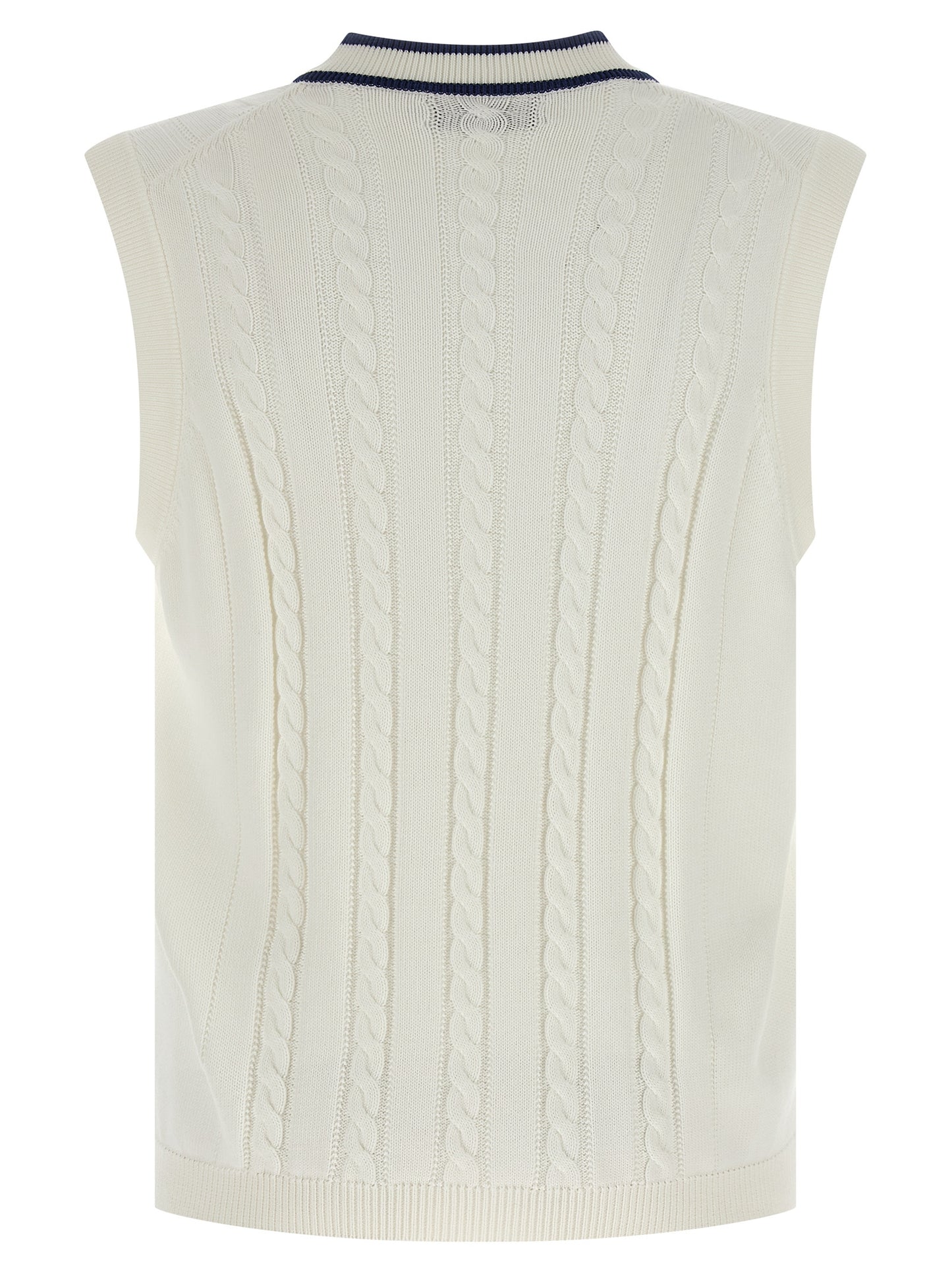 Brunello Cucinelli Men Cotton Braided Vest BRUNELLO CUCINELLI