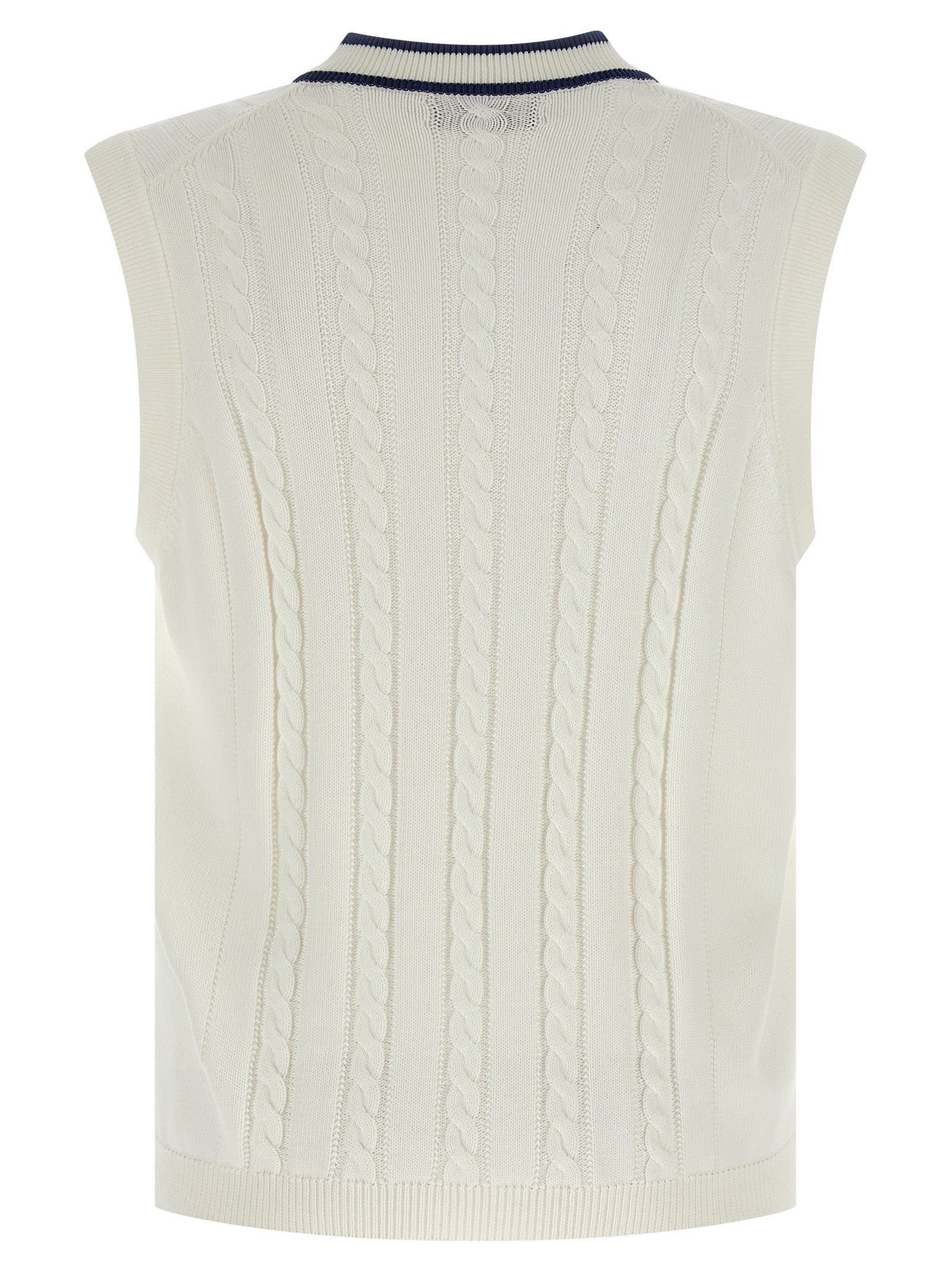 Brunello Cucinelli Men Cotton Braided Vest BRUNELLO CUCINELLI