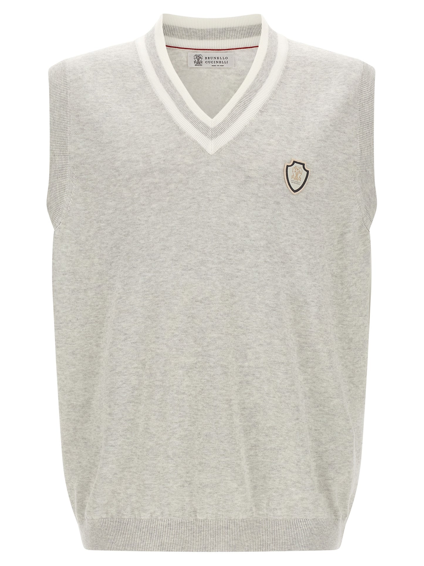 Brunello Cucinelli Men Heraldic Logo Vest BRUNELLO CUCINELLI