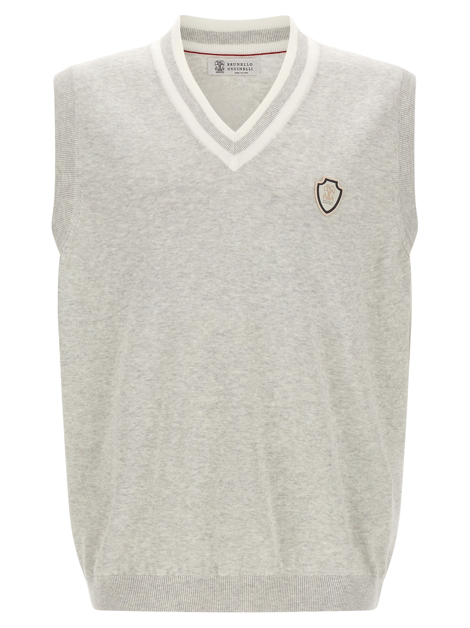 Brunello Cucinelli Men Heraldic Logo Vest BRUNELLO CUCINELLI