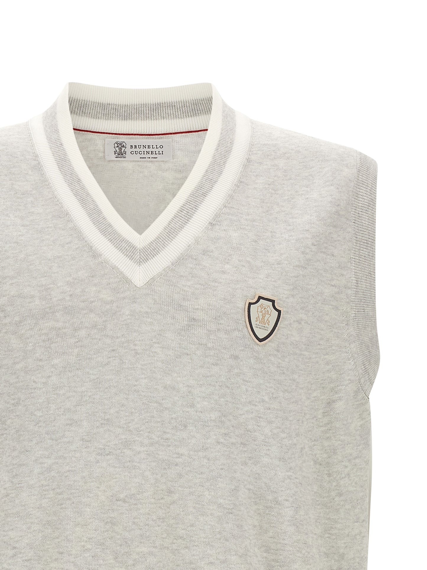 Brunello Cucinelli Men Heraldic Logo Vest BRUNELLO CUCINELLI
