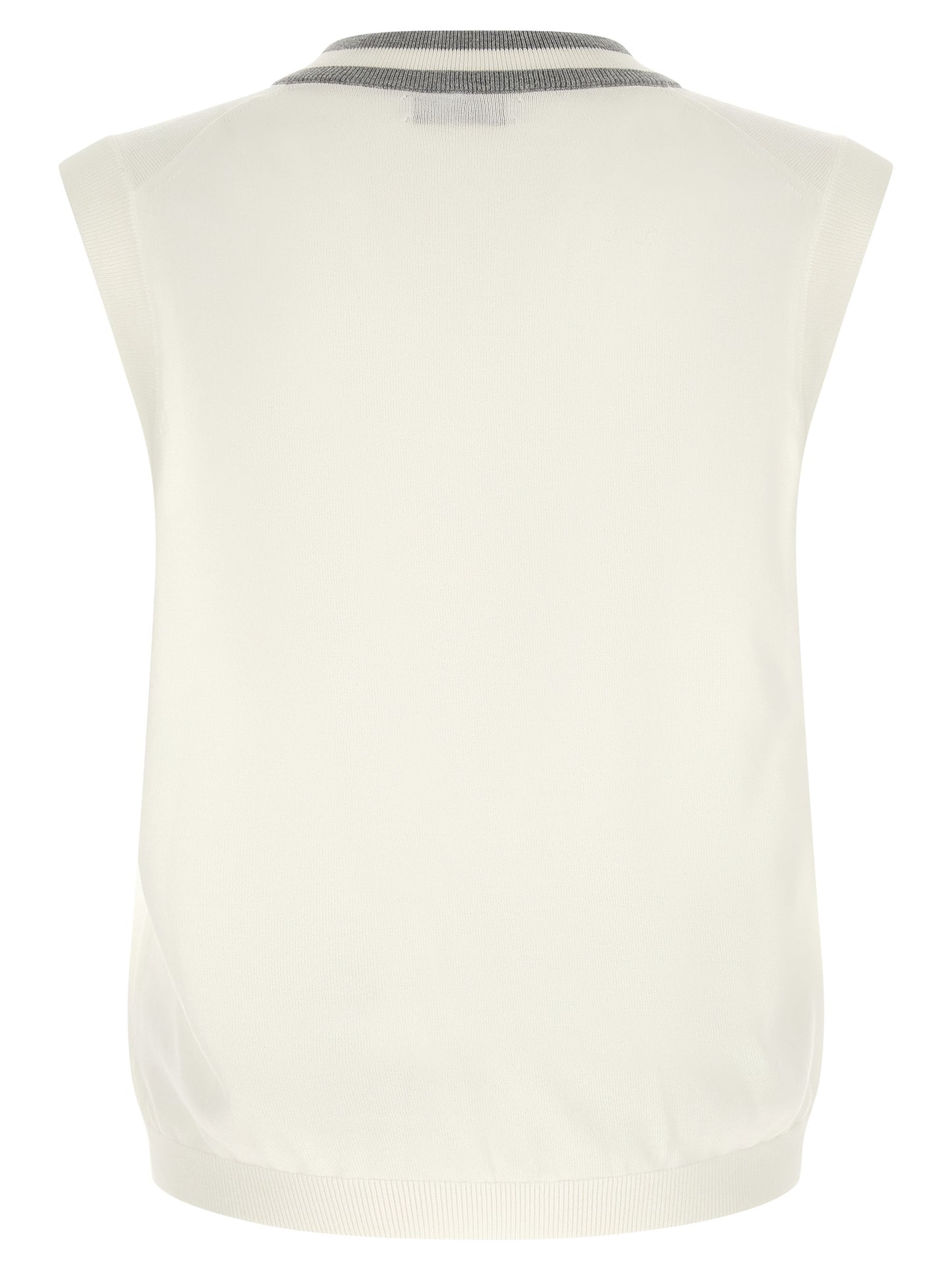 Brunello Cucinelli Men Logo Patch Vest BRUNELLO CUCINELLI