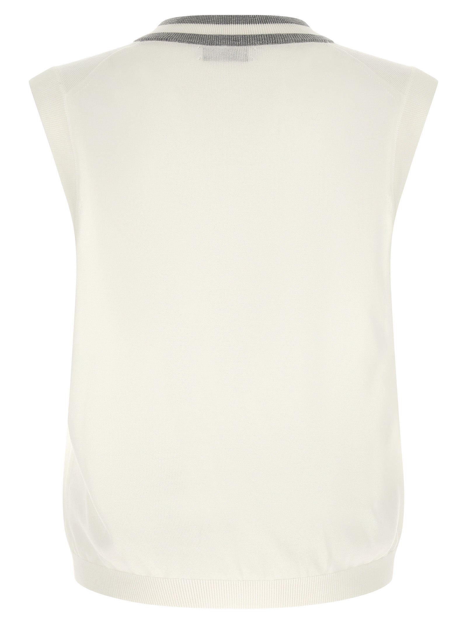 Brunello Cucinelli Men Logo Patch Vest BRUNELLO CUCINELLI