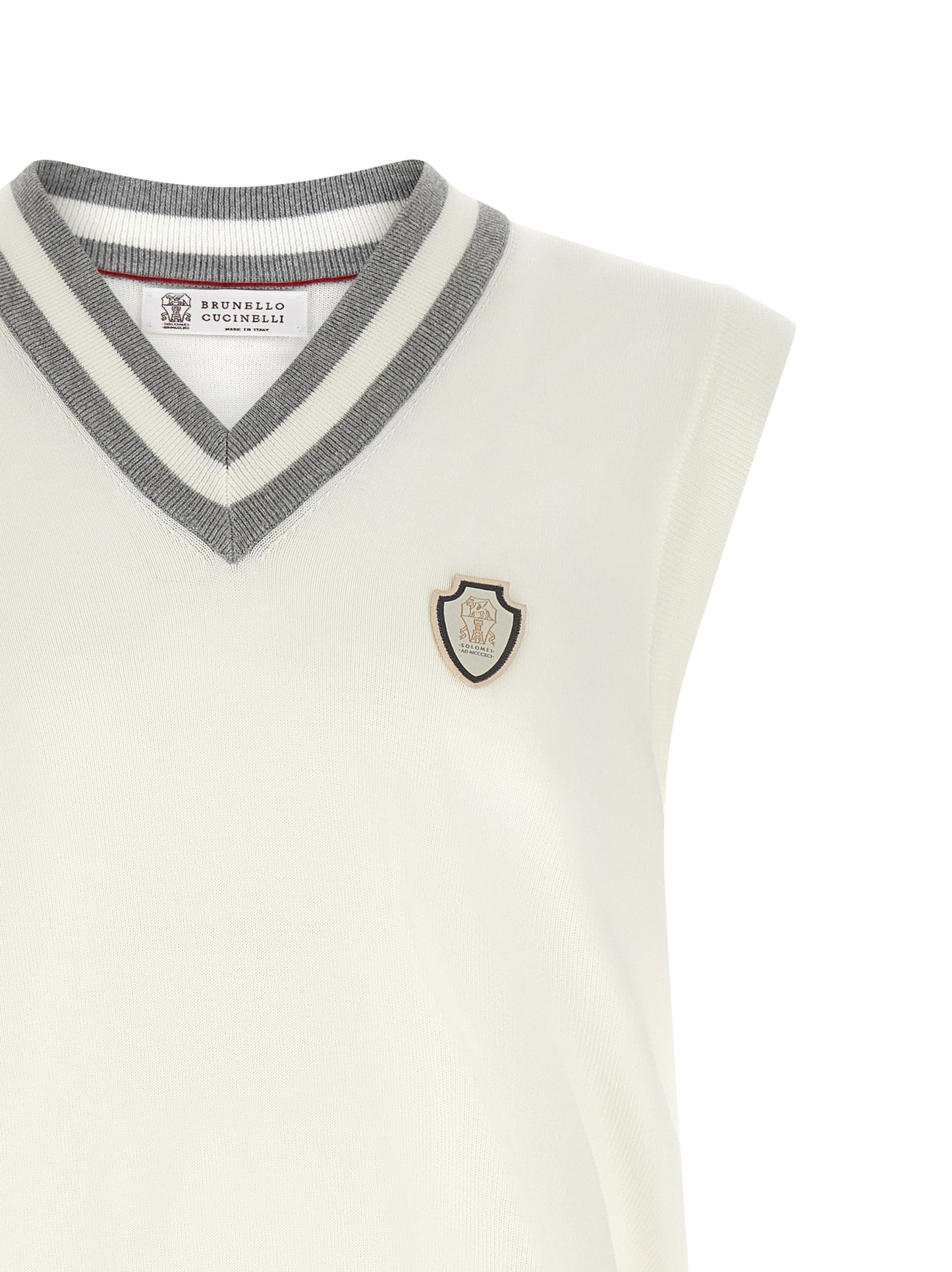 Brunello Cucinelli Men Logo Patch Vest BRUNELLO CUCINELLI