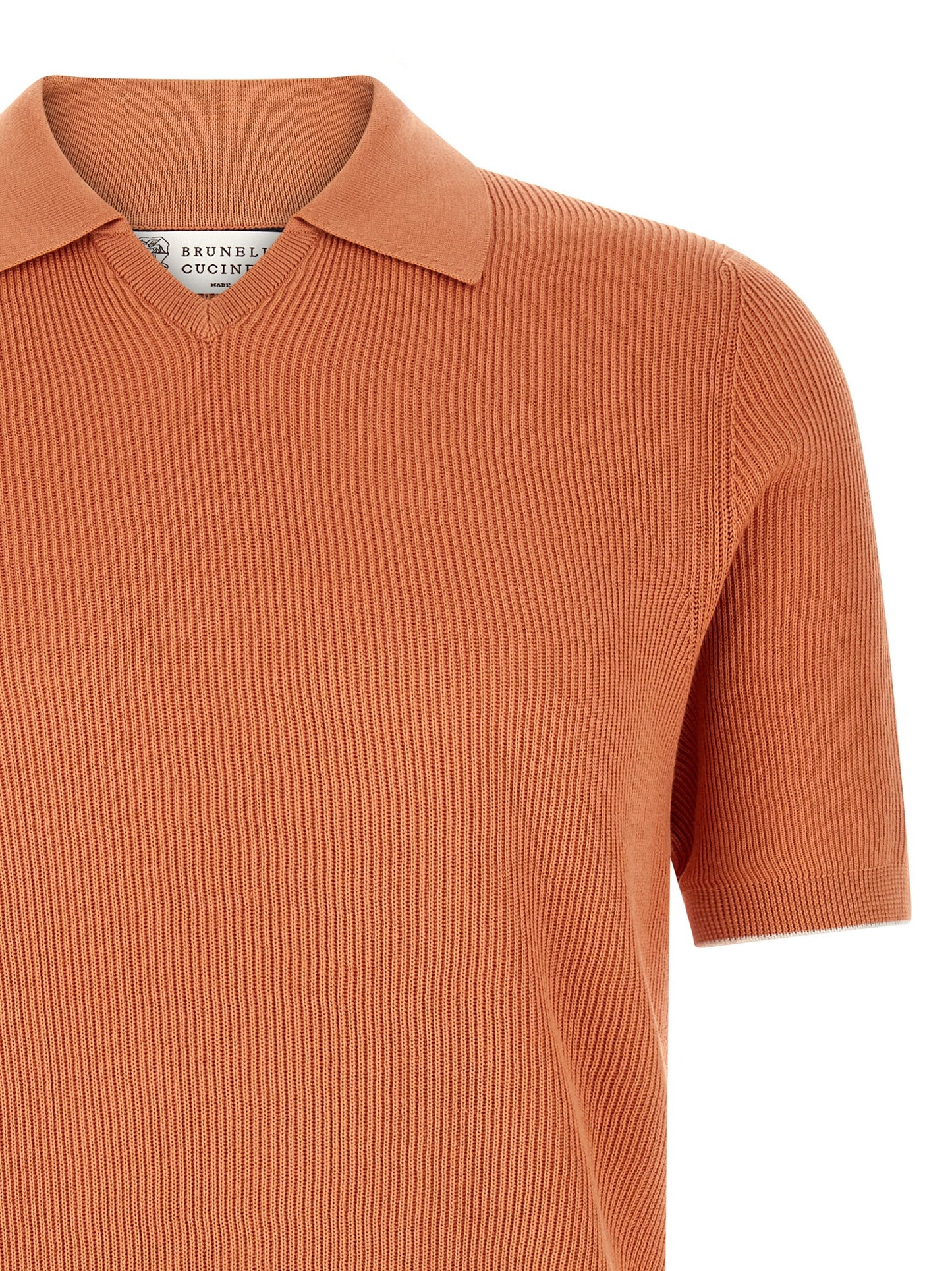 Brunello Cucinelli Men English Coast Polo Shirt