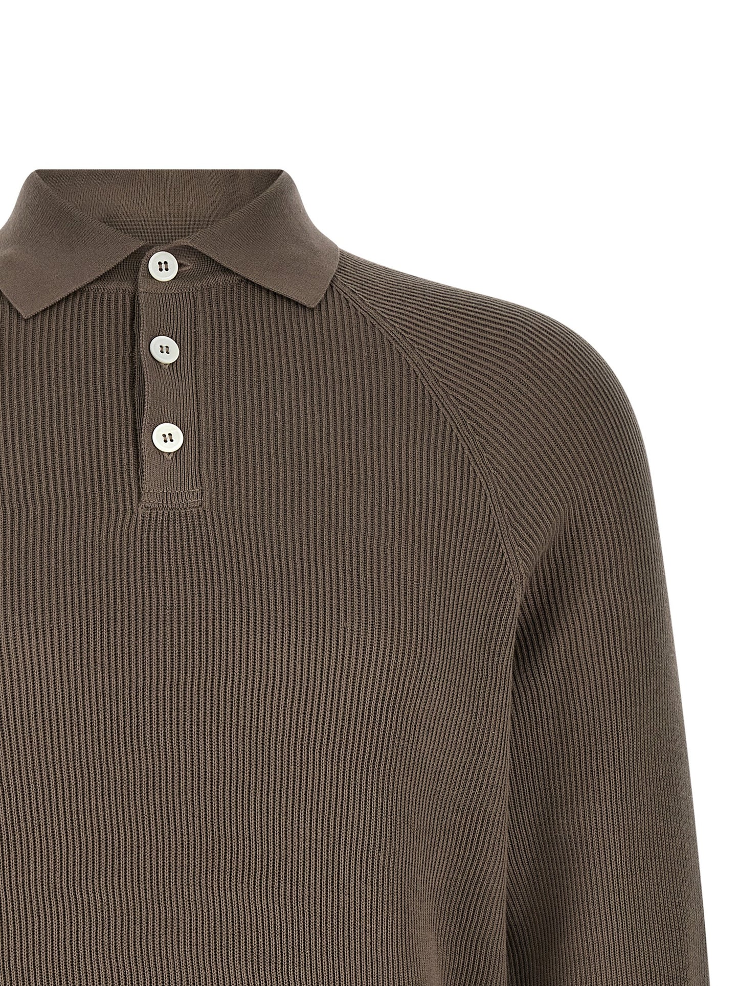 Brunello Cucinelli Men English Coast Polo Shirt BRUNELLO CUCINELLI