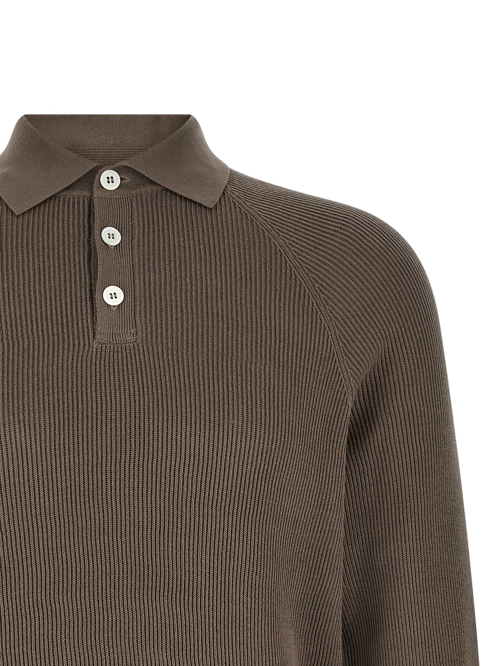 Brunello Cucinelli Men English Coast Polo Shirt BRUNELLO CUCINELLI