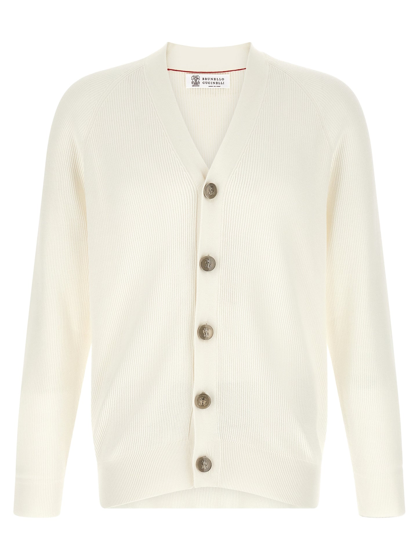 Brunello Cucinelli Men English Ribbed Cardigan BRUNELLO CUCINELLI