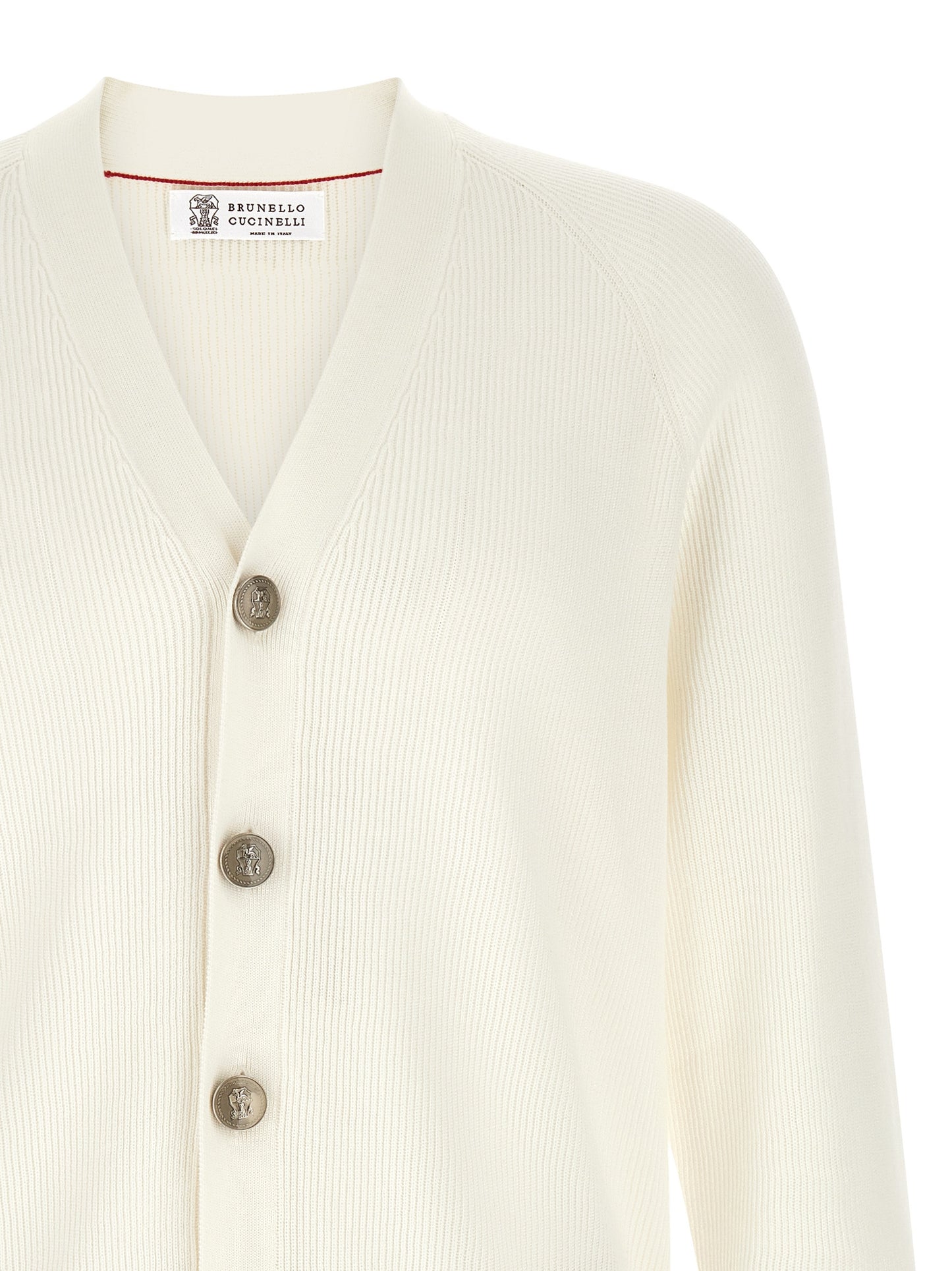 Brunello Cucinelli Men English Ribbed Cardigan BRUNELLO CUCINELLI