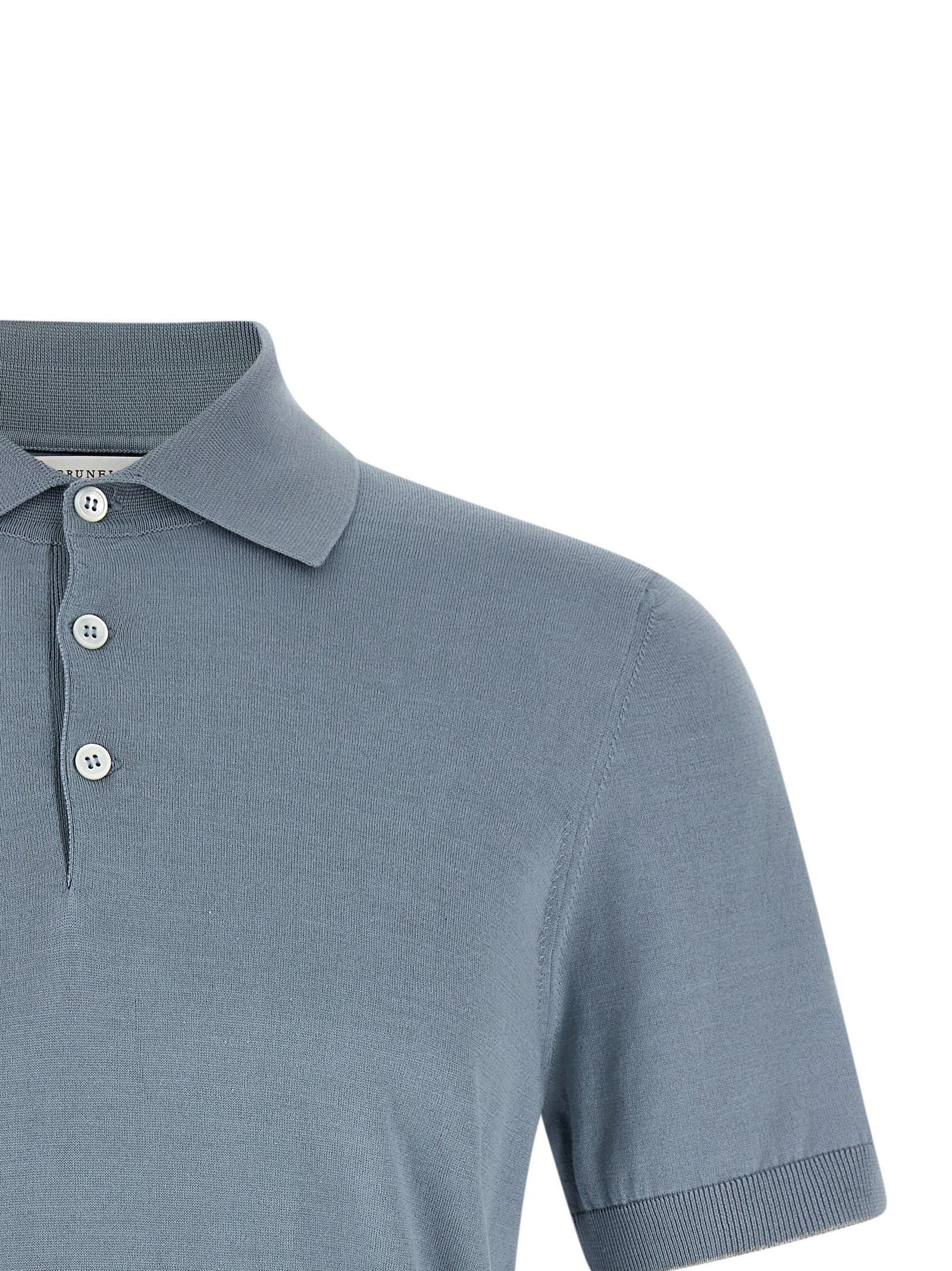 Brunello Cucinelli Men Cotton Polo Shirt BRUNELLO CUCINELLI