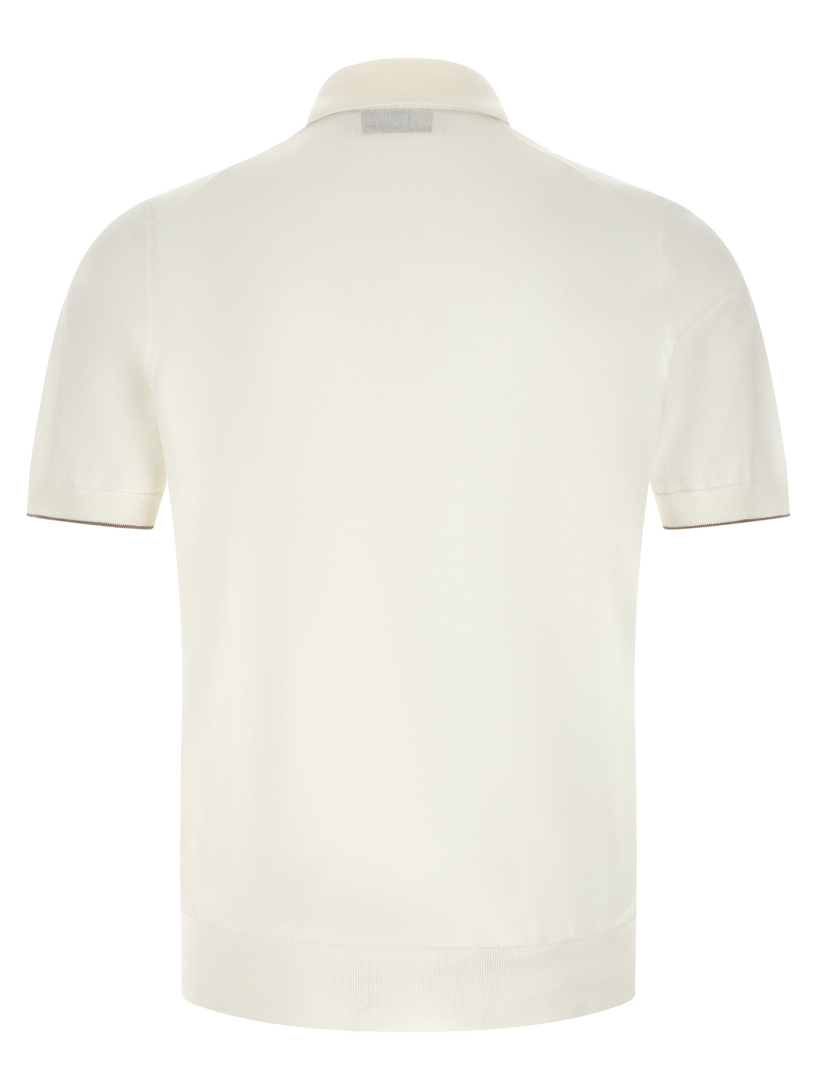 Brunello Cucinelli Men Logo Embroidery Polo Shirt BRUNELLO CUCINELLI