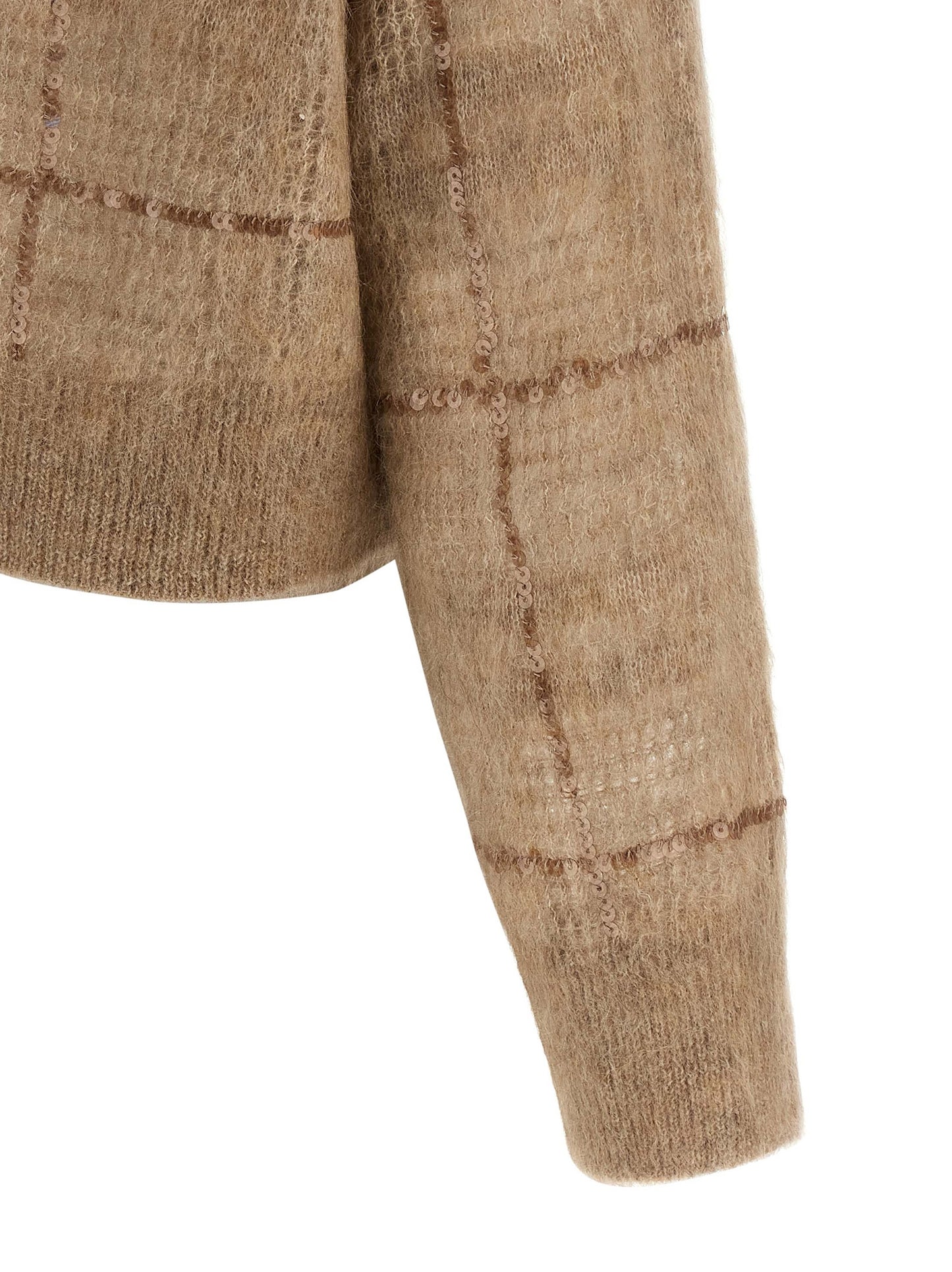 Brunello Cucinelli Women Sequin Check Sweater BRUNELLO CUCINELLI