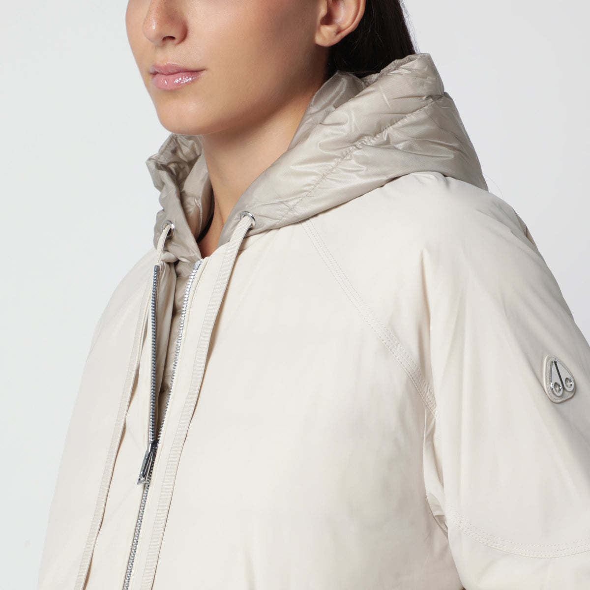 Moose Knuckles Alabastro Hooded Down Jacket Women MOOSE KNUCKLES