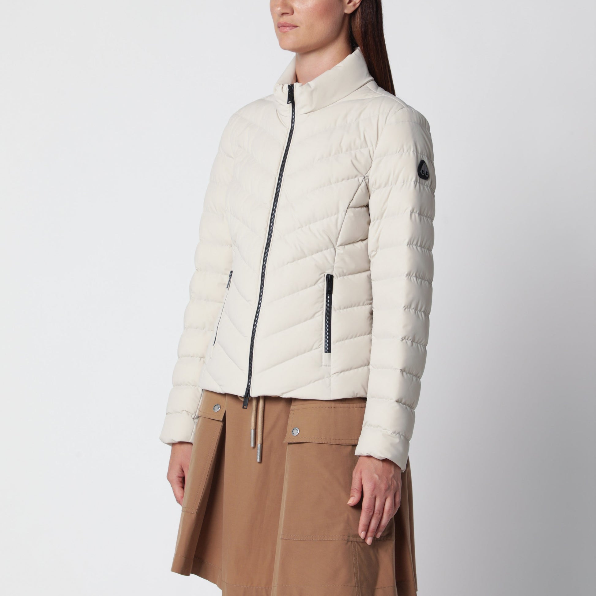 Moose Knuckles Elora Alabaster Padded Nylon Jacket Women MOOSE KNUCKLES