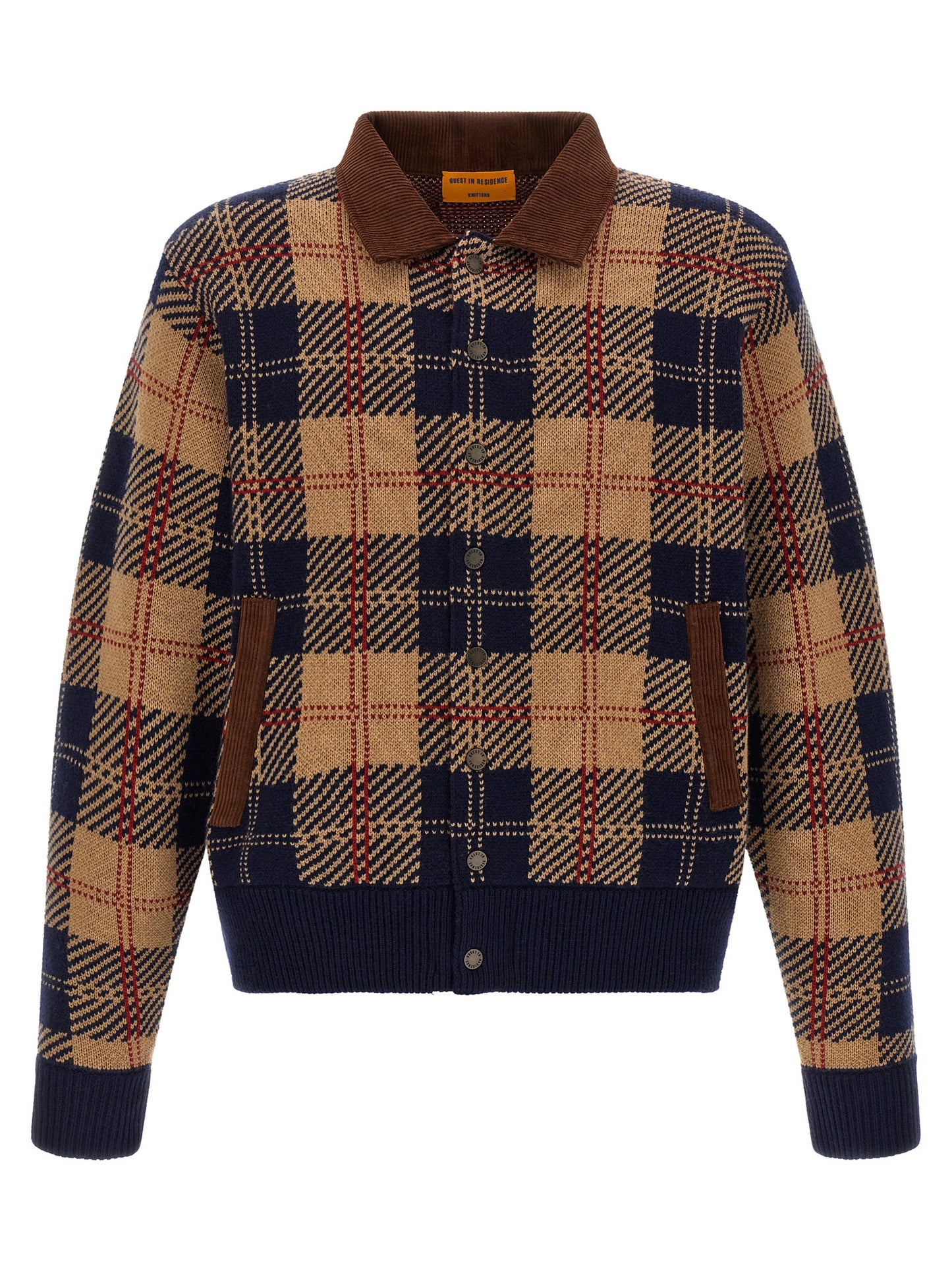 Guest In Residence Men Tartan Bomber Jacket GUEST IN RESIDENCE