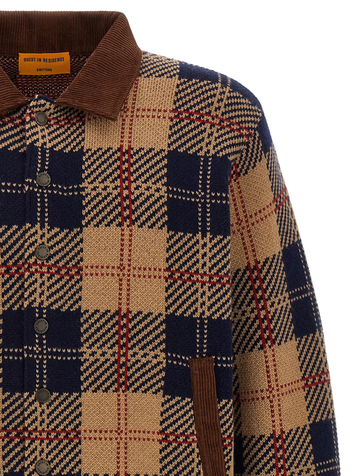 Guest In Residence Men Tartan Bomber Jacket GUEST IN RESIDENCE