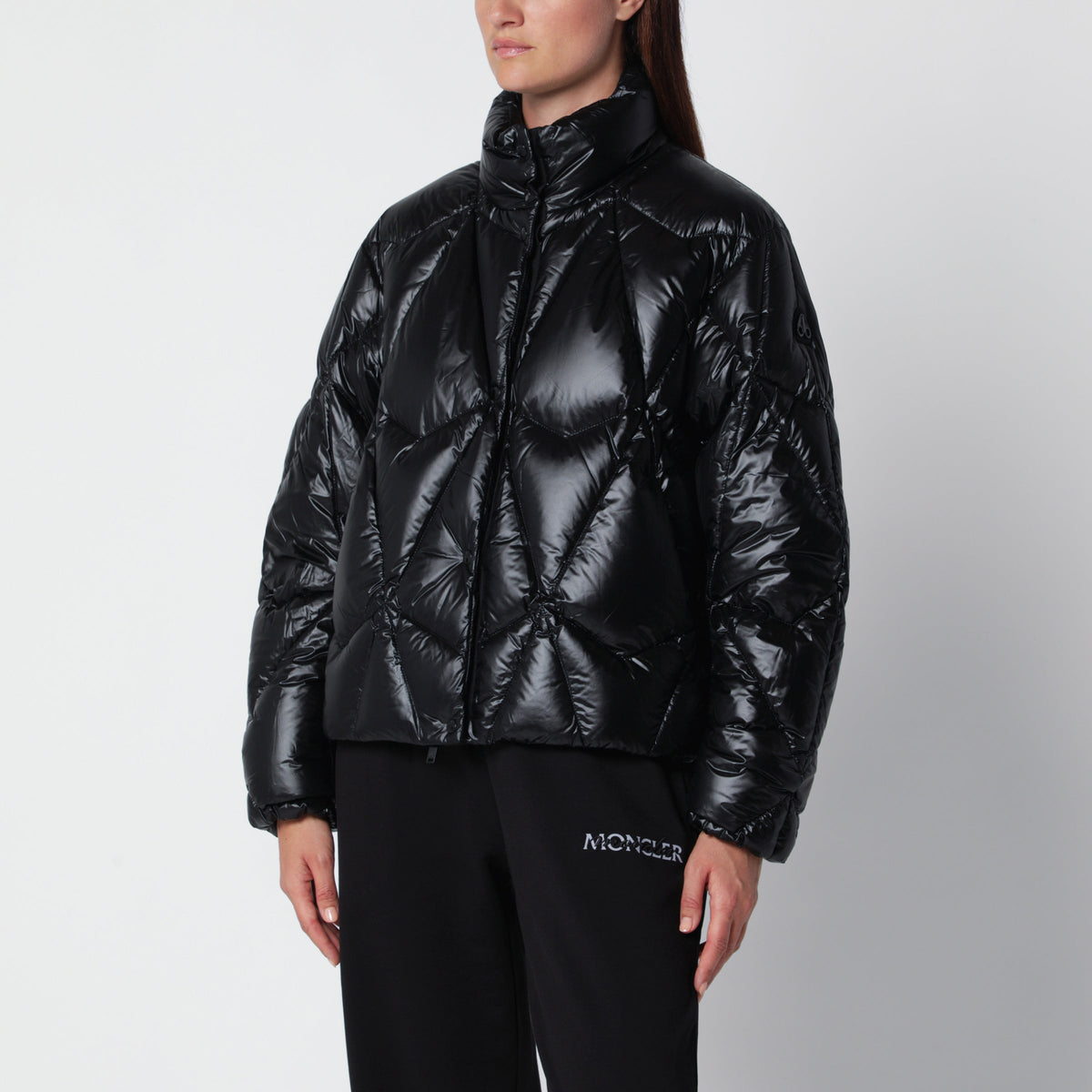 Moose Knuckles Black Iceberg Down Jacket In Recycled Nylon Women MOOSE KNUCKLES