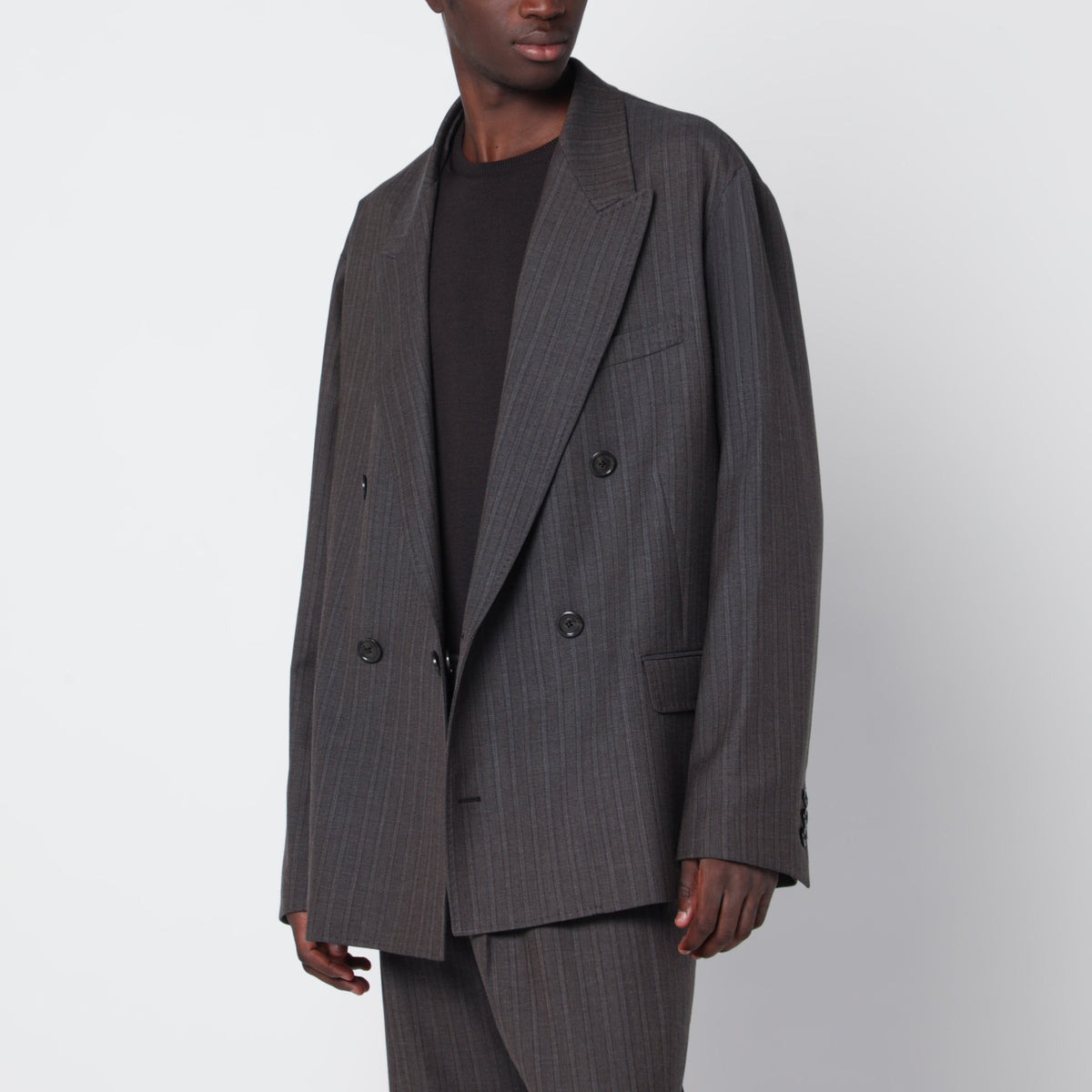 Our Legacy Halt Striped Wool And Cotton Blazer Men OUR LEGACY