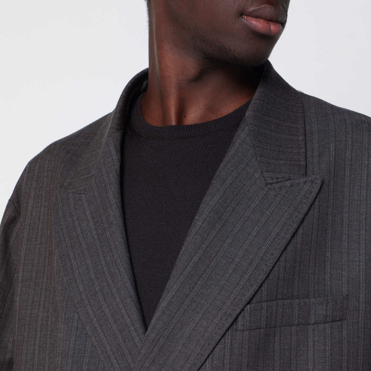 Our Legacy Halt Striped Wool And Cotton Blazer Men OUR LEGACY