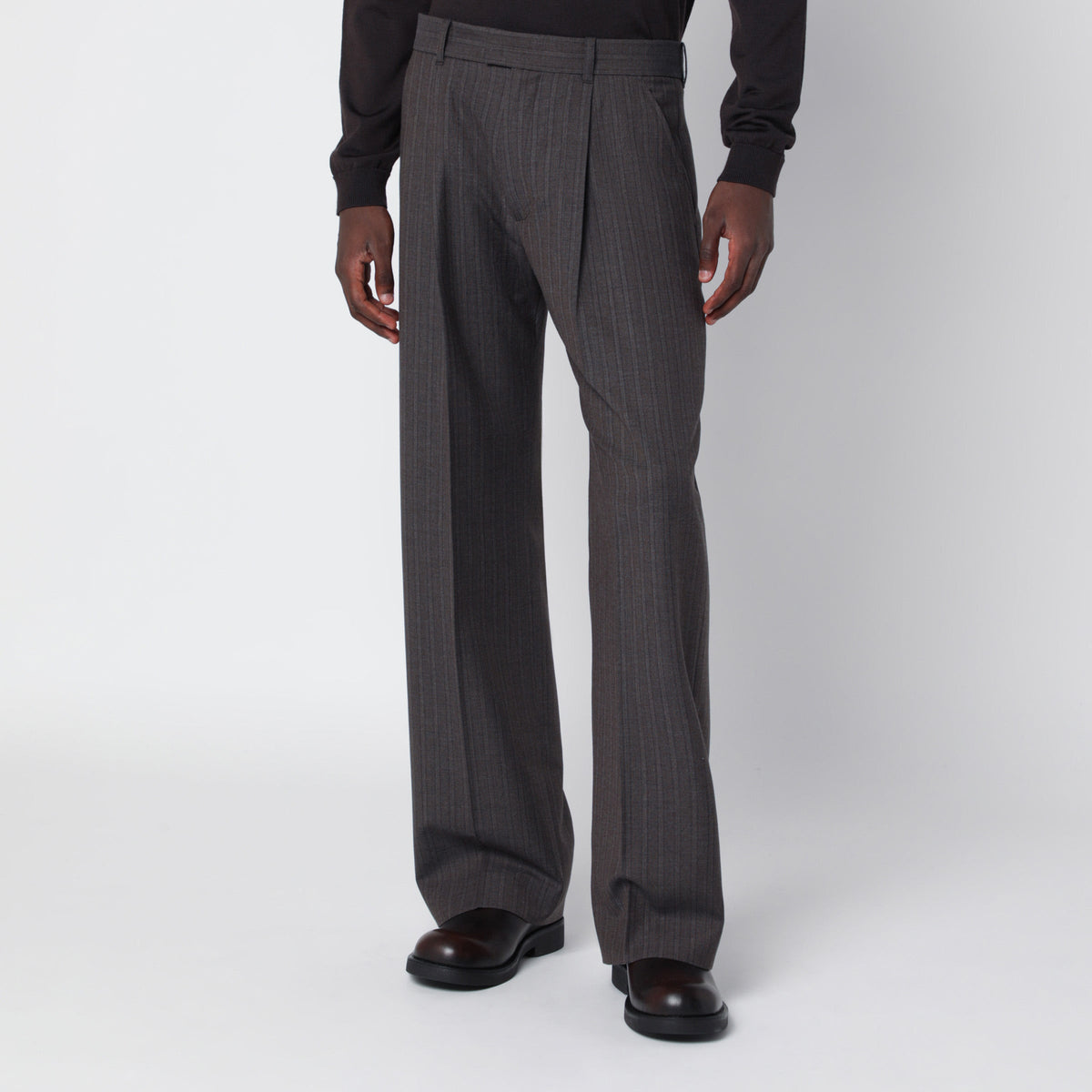 Our Legacy Striped Slack Pants In Wool And Cotton Men OUR LEGACY