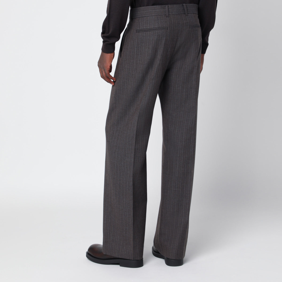 Our Legacy Striped Slack Pants In Wool And Cotton Men OUR LEGACY