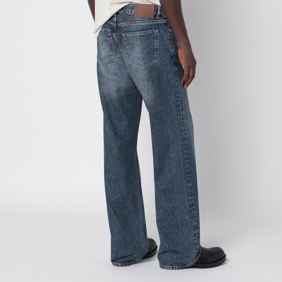 Our Legacy Carlson Cut Jeans In Faded Denim Men OUR LEGACY