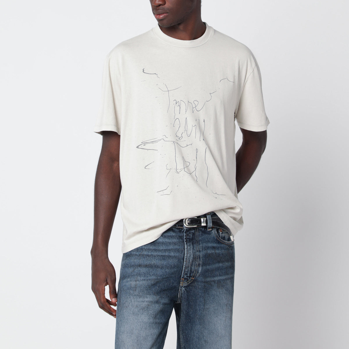 Our Legacy Box Short-Sleeved Cotton T-Shirt Men OUR LEGACY