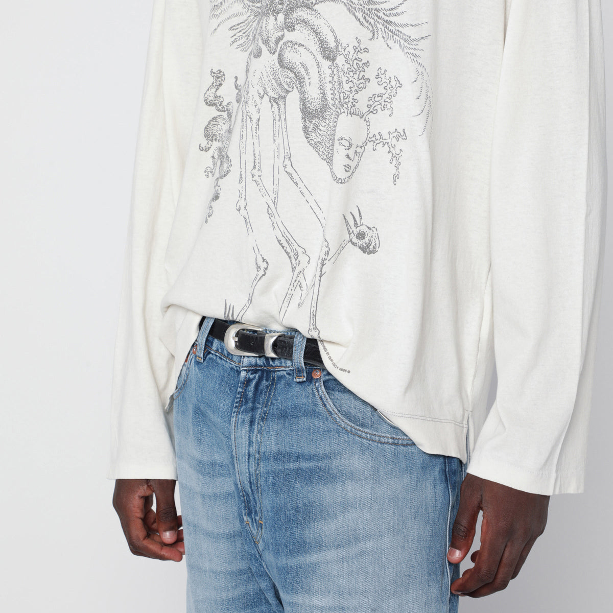 Our Legacy Box Long-Sleeved Cotton T-Shirt Men OUR LEGACY