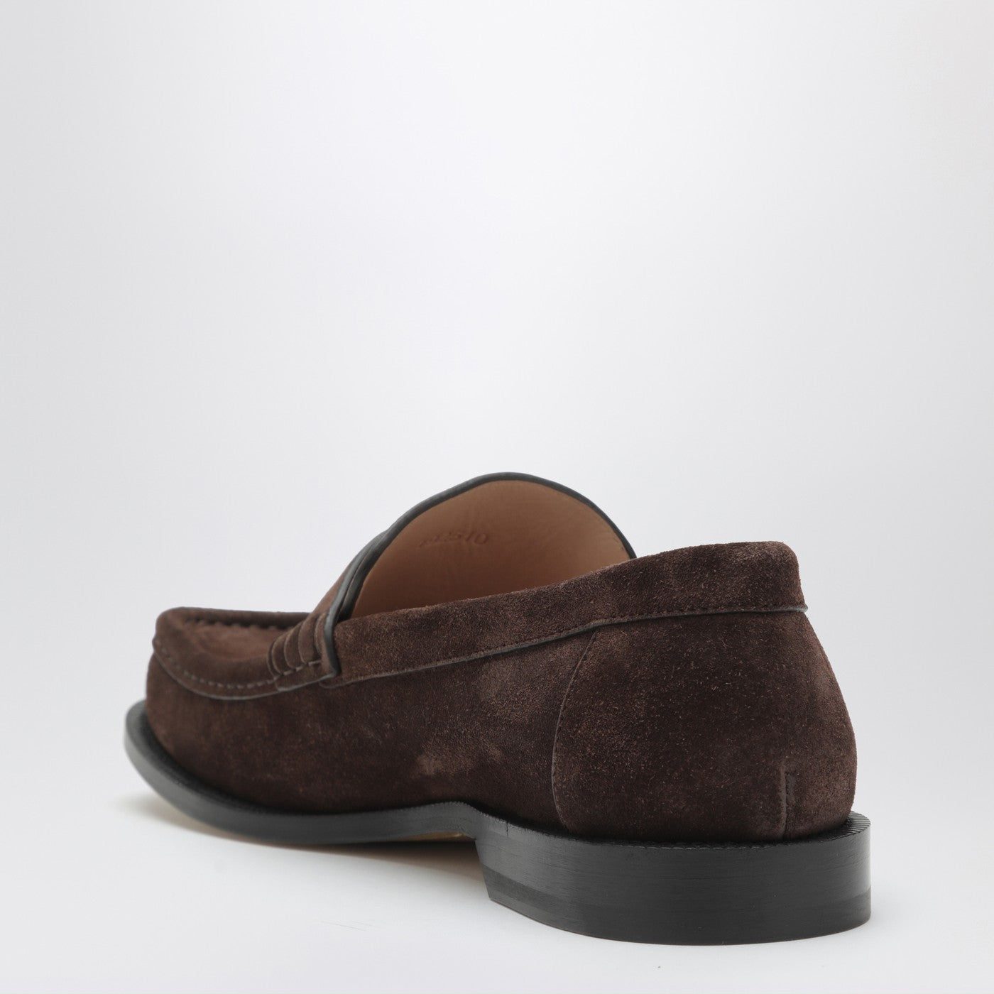 Loewe Campo Loafers In Brown Suede Calfskin Men LOEWE
