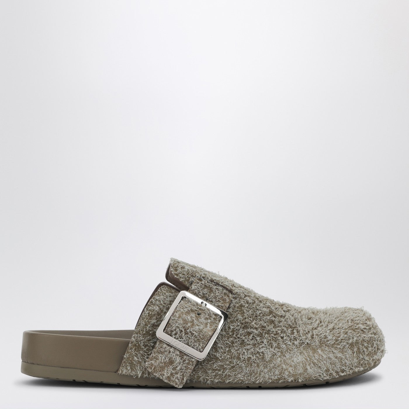 Loewe Ease Buckle Mule In Khaki Green Men LOEWE