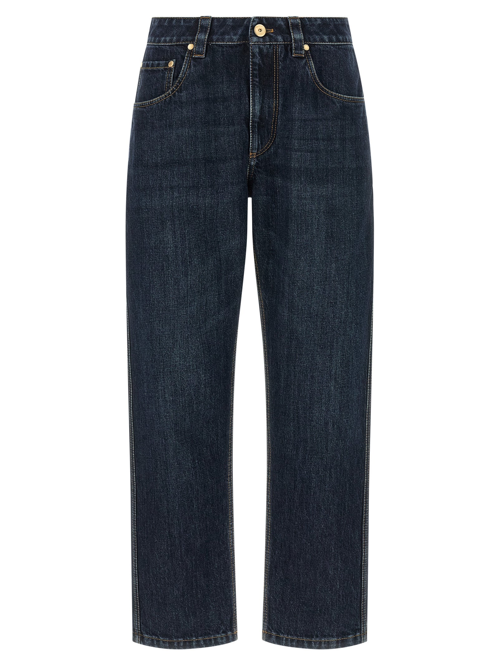 Brunello Cucinelli Women 'Shiny Bartack' Jeans BRUNELLO CUCINELLI