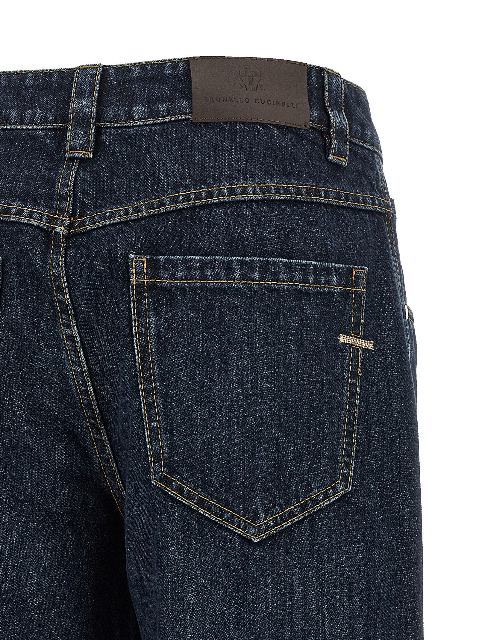 Brunello Cucinelli Women 'Shiny Bartack' Jeans BRUNELLO CUCINELLI